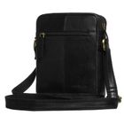 Torba listonoszka, czarna, skórzana, Peterson