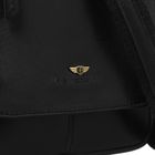 Torba listonoszka, czarna, skórzana, Peterson