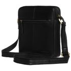 Torba listonoszka, czarna, skórzana, Peterson