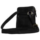 Torba listonoszka, czarna, skórzana, Peterson