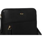 Torba listonoszka, czarna, skórzana, Peterson