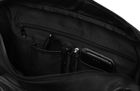 Torba na laptopa, czarna, skórzana, Cedar