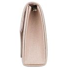 Torebka kopertówka, beżowa, brokatowa, Rovicky