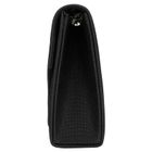 Torebka kopertówka, czarna, brokatowa, Rovicky