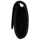 Torebka kopertówka, czarna, brokatowa, Rovicky