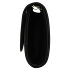 Torebka kopertówka, czarna, skóra ekologiczna, Rovicky