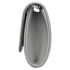 Torebka kopertówka, srebrna, brokatowa, Rovicky