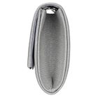 Torebka kopertówka, srebrna, Rovicky