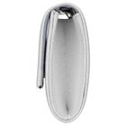 Torebka kopertówka, srebrna, skóra ekologiczna, Rovicky