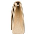 Torebka kopertówka, złota, brokatowa, Rovicky