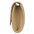 Torebka kopertówka, złota, brokatowa, Rovicky