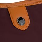 Torebka listonoszka, bordowa, skóra ekologiczna, Peterson