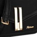 Torebka listonoszka, czarna, Peterson