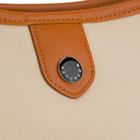 Torebka listonoszka, ecru, skóra ekologiczna, Peterson