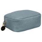 Torebka listonoszka, niebieska, skóra ekologiczna, Peterson