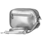 Torebka listonoszka, srebrna, Peterson