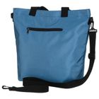 Torebka shopper, błękitna, Peterson