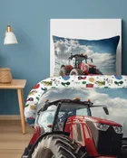 Traktor, 2-częściowy komplet pościeli, 140-200 cm