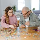 Trefl, EasyPiece, Pieski na wsi, puzzle, 300 elementów