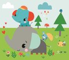Trefl, Fisher-Price, Zestaw maluszka 3w1, puzzle i memory
