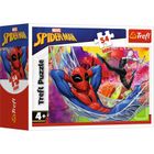 Trefl, Mini, Spider-Man, Zwinność i odwaga, puzzle, 54 elementy