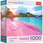 Trefl, Pink Tropical Beach, USA, puzzle, 1000 elementów