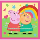 Trefl, Świnka Peppa, Peppa i przyjaciele, puzzle 3w1