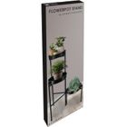 Trends4You, Bogi, kwietnik loftowy na 3 doniczki, czarny, 61,5 cm