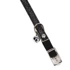 Trik&Roll, obroża dla kota z dzwonkiem, brokatowa, 1 cm