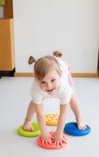 Tullo, dyski sensoryczne, różne faktury, 4 szt.