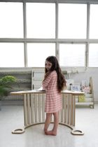 tupti.wood, 3w1: duży bujak montessori + duża zjeżdżalnia, drabinka + blat