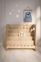 tupti.wood, Bubble Maxi, biblioteczka montessori, naturalna