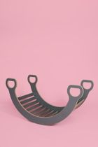 tupti.wood, duży bujak montessori, szary