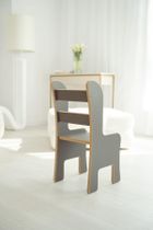 tupti.wood, krzesełko dla dziecka, szare