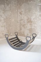 tupti.wood, mały bujak montessori z uchwytami, szary