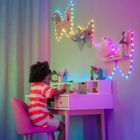 Twinkly, lampki w kształcie pereł, RGB, 100 LED, zielony przewód, USB-C