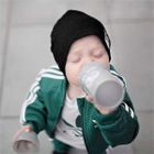 Twistshake, butelka antykolkowa, 330 ml, pastelowa szara
