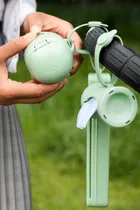 Ubbi, dwukomorowy pojemnik na smoczek, Sage