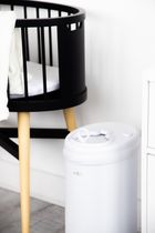 Ubbi, stalowy kosz na pieluchy, matte white