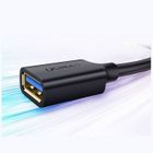 Ugreen, kabel, przedłużacz przejściówka, USB 3.0 (żeński)-USB 3.0 (męski), 1m, czarny