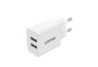 Unitek, ładowarka, 2xUSB-A, 12W, biała, P1113A-EU