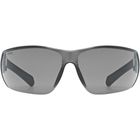 Uvex, Equate, okulary rowerowe, black matt-smoke