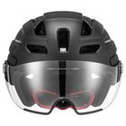Uvex, Finale Visor, kask rowerowy, 56-61 cm, black matt