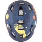 Uvex, Kid 2 CC, kask rowerowy, dziecięcy, dark blue rocket, 46-52 cm