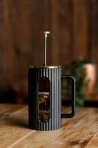 Vialli Design, Livio, zaparzacz do kawy, herbaty, czarno-złoty, 1000 ml, 1715