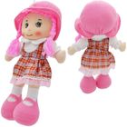 Victoria Sport, lalka szmaciana z dżwiękiem, różowa