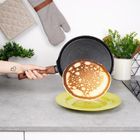 Vilde, Black&Wood, patelnia do naleśników granitowa, 24 cm