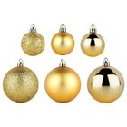 Vilde, bombki choinkowe, nietłukące, złote 4 cm, 6 cm, 100 szt.