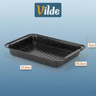 Vilde, brytfanna granitowa, z rusztem, 37,5-25,5-5 cm