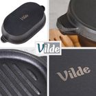 Vilde, Cast Line, brytfanna żeliwna z pokrywką 2w1, 28-16 cm, 1,2 l